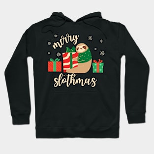 Merry Christmas Sloth Lovers Christmas Presents Hoodie